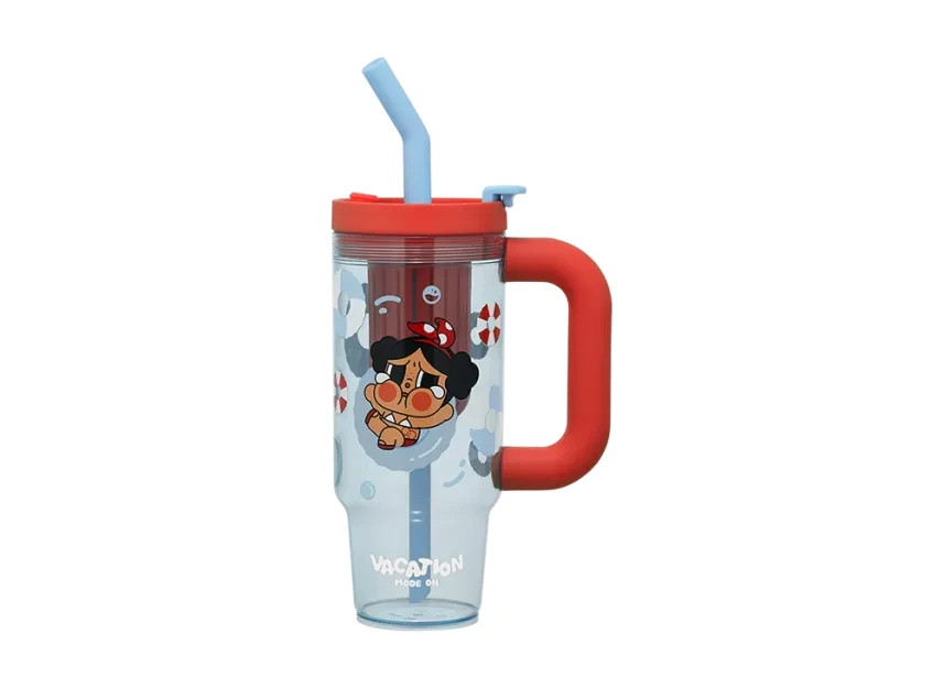 POP MART CRYBABY Vacation Mode On Series-Straw Cup