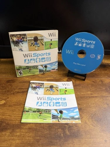 Wii Sports (Nintendo Wii) Cardboard Sleeve CIB Complete Tested And Working
