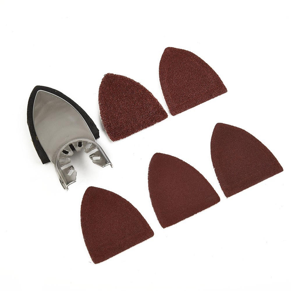 Triangular Multi Tool Sander Pad with 25 Sanding Sheets for Oscillating Tools