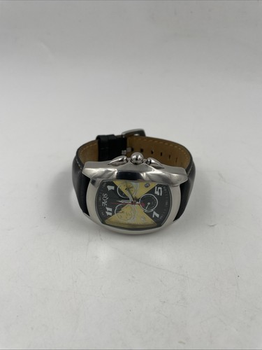 AQS SWISS HERRENUHR (M9500M-07) Leder / 50M / sehr schön mit Batterie - Bild 9 von 14