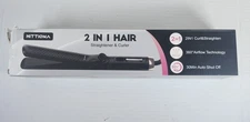 360° Airflow Styler Curling Iron 1.25 Inch Hair Straightener and Curler 2 in 1