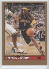 2005-06 Topps Bazooka Gold Stephen Jackson #56 0a1