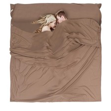 Sleeping Bag Liner - Travel Sheet  Adult Sleep Sack, Lightweight Double Trav...