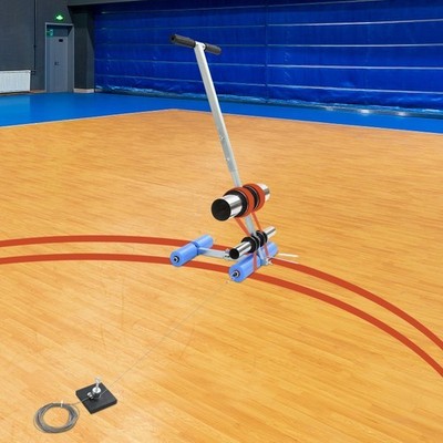 Hand-Push Tape Marking Machine Applicator Tape Sticking Machine Lane Marking