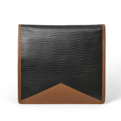Christian Dior homme bi pli noir marron GZl15glg