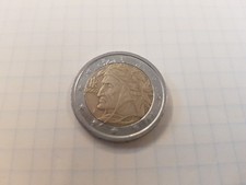 2 Euro Dante Alighieri Umlaufmünze