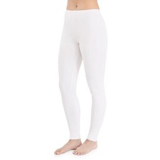 Cuddl Duds White SZ 2X Climatesmart Leggings Pants No Package