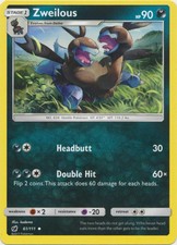 Pokemon TCG - Zweilous - Crimson Invasion - Uncommon - 61/111