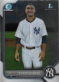 Roderick Arias 2022 Bowman Chrome Prospects 1st #BCP-153