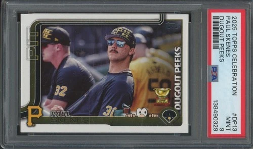 2025 Topps Celebration Dugout Peeks #DP13 Paul Skenes Mint PSA 9