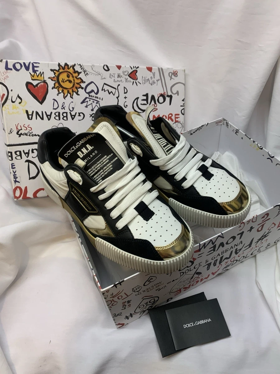 Dolce&Gabbana Dolce & Gabbana Miami Low White Black Gold for sale