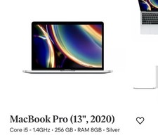 MacBook Pro 13" with touch bar