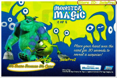 TOPPS 2001 MONSTERS INC KID SIGHING AT SUSHI BAR MINT INSERT CHASE