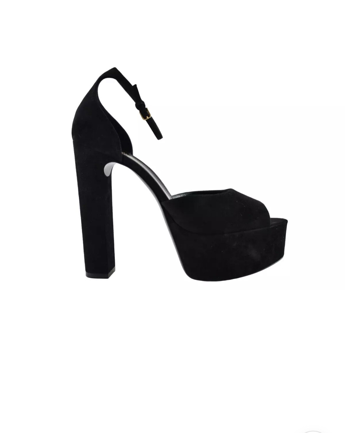 Sandali con plateau YSL Saint Laurent Jodie scamosciati 39 5