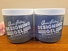 (2) Queen Helene DESIGNING Gel Maximum Hold Alcohol Free Extra Volume 16 oz Ea