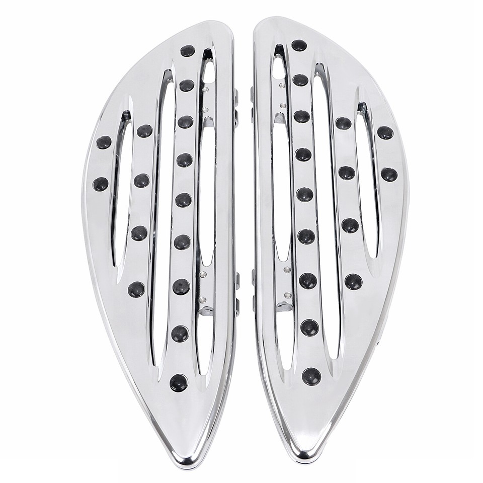Aazon.co: HCotorku Otorcycle Floorboards Set Driver Passenger Footboards Front Rear Foot - View #6