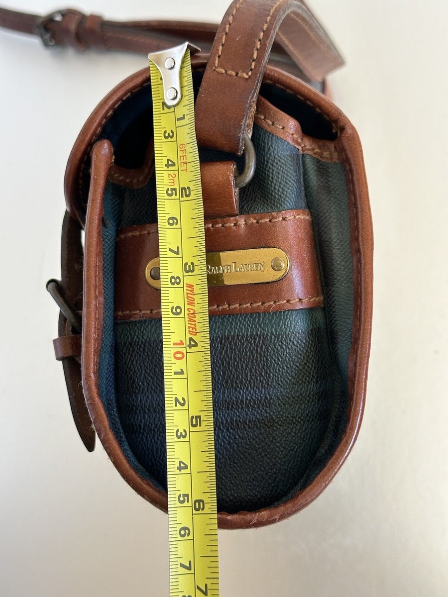 POLO RALPH LAUREN Vintage Blackwatch Plaid Mini Messenger