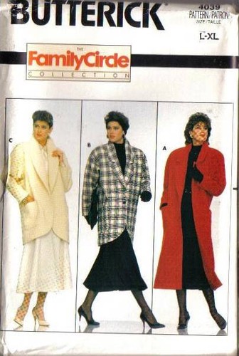 OOP Butterick Coats Jacket Cloak Sewing Pattern Misses and Plus Size You Pick - Picture 13 of 46
