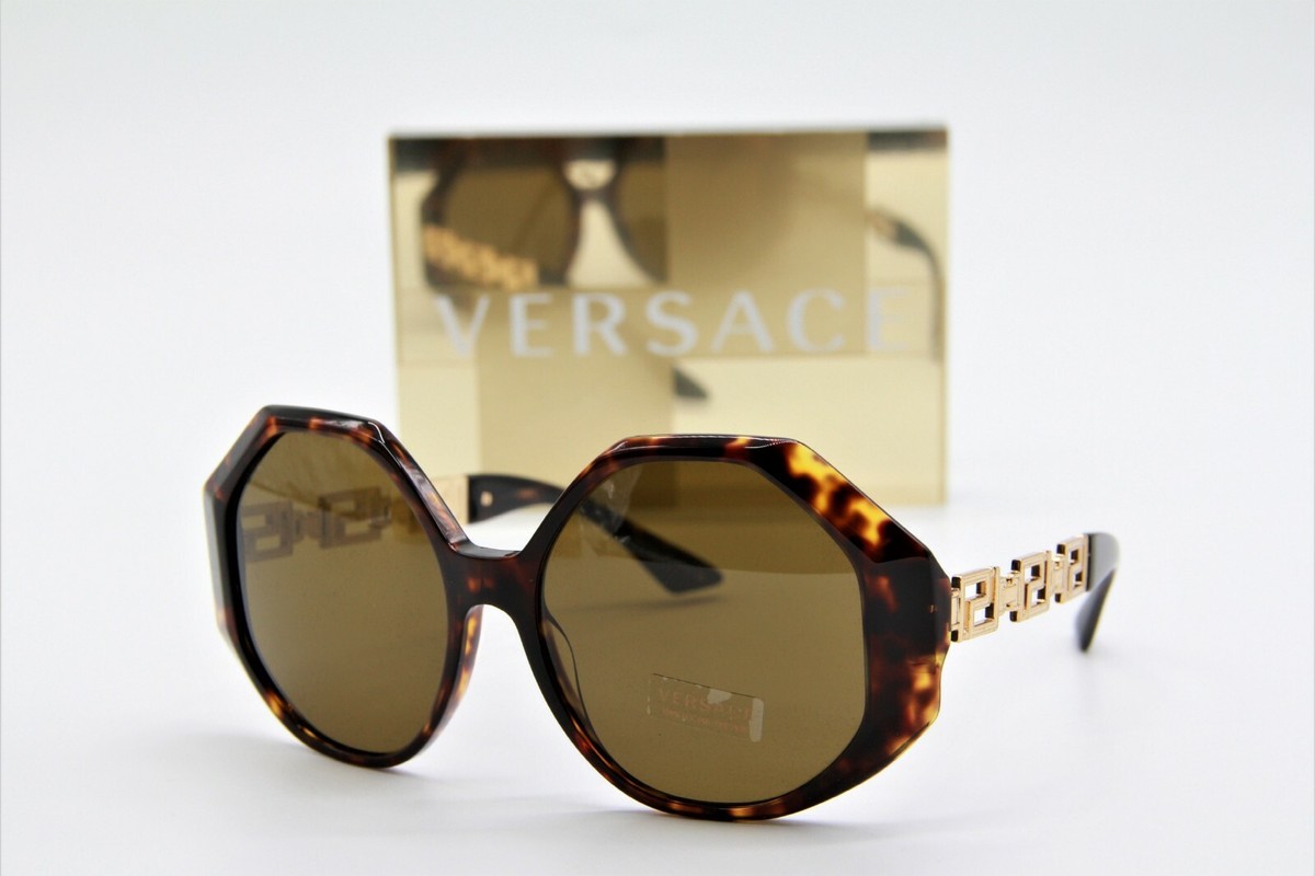NEW VERSACE VE4395 108/73 OVERSIZED WOMEN’S SUNGLASSES VERSACE VE 4395 HAVANA NEW VERSACE VE4395 108/73 HAVANA WOMEN main image 4