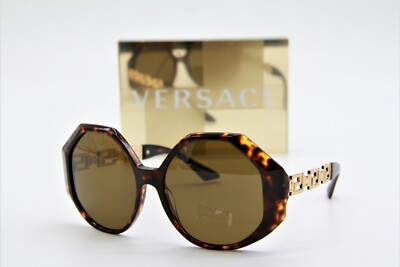 NEW VERSACE VE4395 108/73 OVERSIZED WOMEN’S SUNGLASSES VERSACE VE 4395 HAVANA NEW VERSACE VE4395 108/73 HAVANA WOMEN main image 4