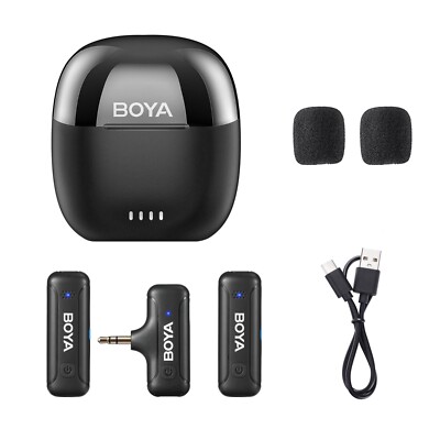 Boya BY-WM3T-M2 Kit 3.5mm TRS Funk-Mikrofon-System Transmitter Receiver B-Ware