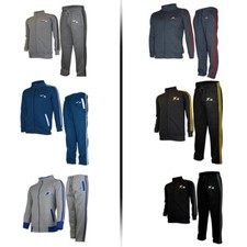 Men  s Warm Sweatsuit Athletic Full Zip Fleece Tracksuit 2-Piece Activewear