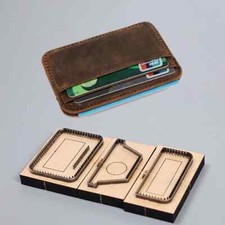 cardholder simple wallet Leather Craft cutting dies knife mold 10x7x1cm