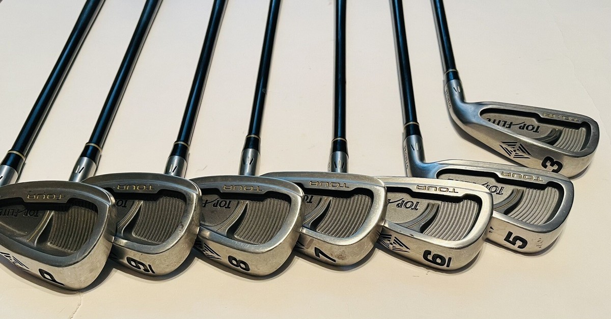 Live　Tour　2018「high　＄pec　High　Return」 DV Top Flite Tour RH Iron Set ~ 3,5,6,7,8,9,PW (No 4-Iron) (Muscle S