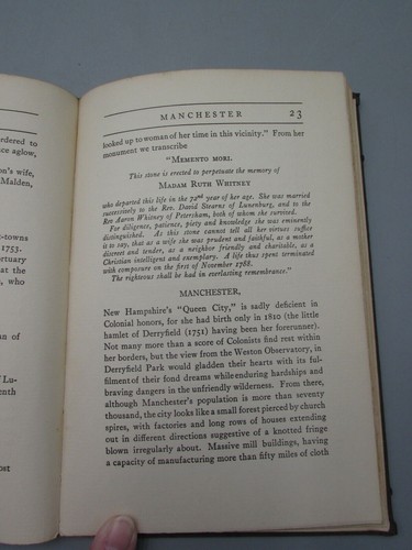 1913 GRAVESTONE INSCRIPTIONS COLONIAL DAMES OF AMERICA NEW HAMP 1ST ED bk4794 - Picture 7 of 8