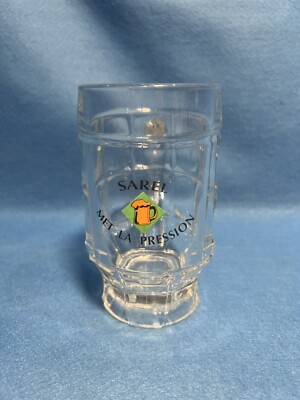 Krug, Bierglas * SAREL * Druck setzt - Vintage - selten  