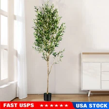 Artificial Olive Tree Faux Realistic Olive Trees  with Branches and Fruits Decor