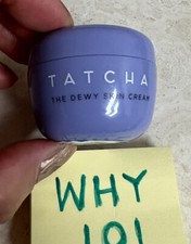 Tatcha The Dewy Skin Face Cream Purple Rice Moisturizer .34oz/10mL Travel SZ 20