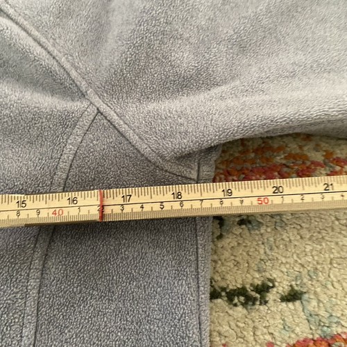 Columbia Fleece Jacket Youth LARGE Full Zip Size Long Sleeve Pockets Light Gray - Picture 8 of 9