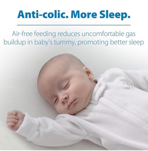 Dr. Brown’s Natural Flow Anti-Colic Options+ Wide Bottle Set - Clear Glass 5 Oz - Picture 6 of 8