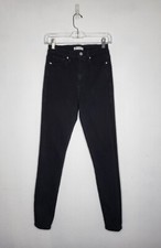 GOOD AMERICAN Good Waist Skinny Jean High Rise Black Women's Size 2/26