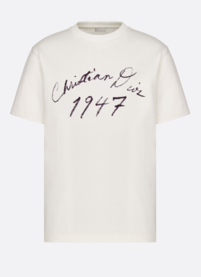 Christian Dior Handwritten Relaxed-Fit TShirt MSRP:890 USD | eBay