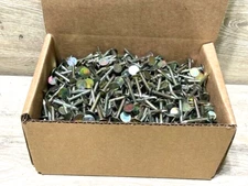 Nails HUTTIG-GRIP  1" Roofing Siding Nails, Smooth Shank Electro Galvanized 5LBS