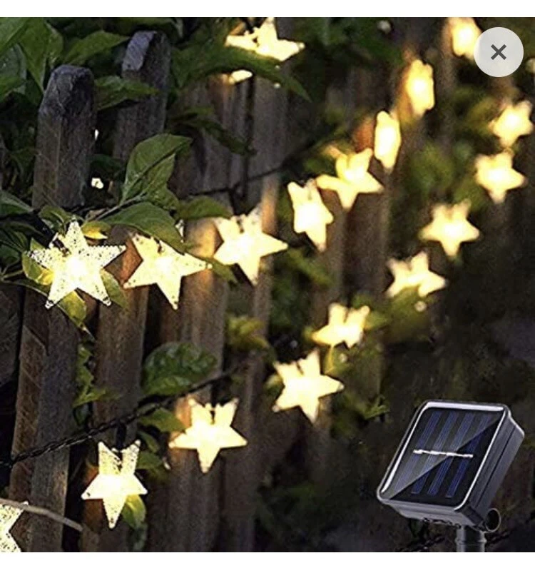 Solar star garden lights outlet