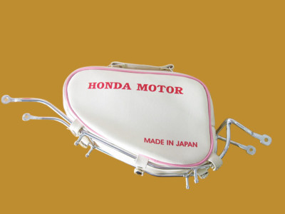 Fit HONDA SUPERCUB C100 C102 C105 CA100 CA102 LEGSHIELD BAG&CHROME RACE PINK  mi