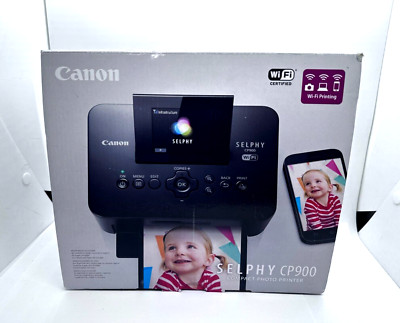 NEW!! - Canon Selphy Cp900 Compact Photo Printer WiFi Printing