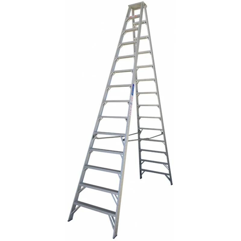 Indalex Pro Series Aluminium Double Sided Step Ladder 14ft 4.3m eBay
