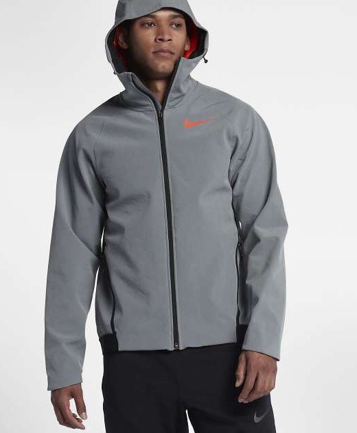 Nike Therma-Sphere Max Training Hoodie Jacket 897976-065 Grey Orange Size S  New | eBay