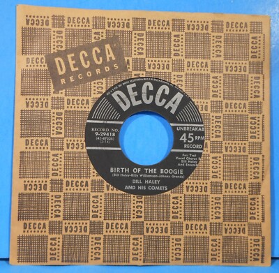 BILL HALEY BIRTH OF THE BOOGIE ~ MAMBO ROCK 7'' 45 RPM 1955 PLAYS GREAT VG/VG+!!A