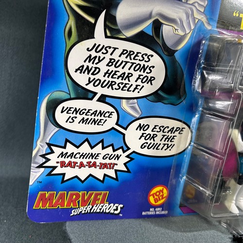 Marvel Super Heroes Electronic Talks The Punisher Figure 1991 ToyBiz Vintage - 第 8/21 張圖片