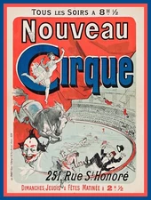 12793.Decoration Poster.Home wall.Room interior design.Nouveau French circus