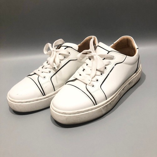 Christian Louboutin Women's White LowCut Sneakers, Size EU38 Trendy