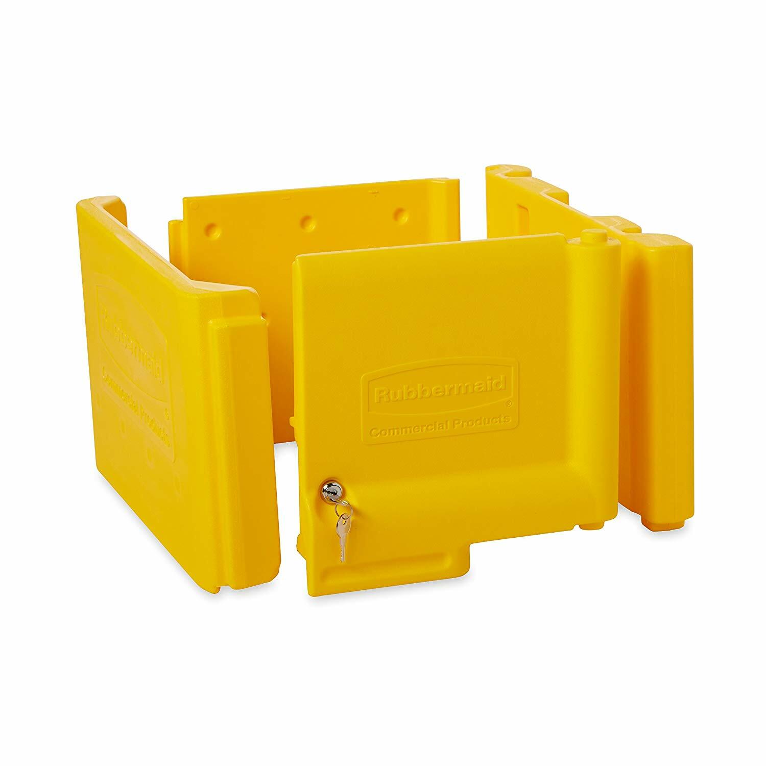Casier verrouillable Rubbermaid contre le vol de produits sur chariot