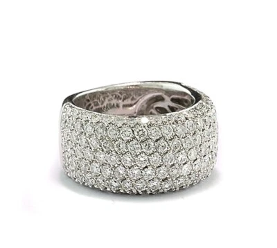 Brillant Ring Diamanten 3,00 carat 900er Platin Bandring massiv 18 Gramm, neu - Bild 1 von 4