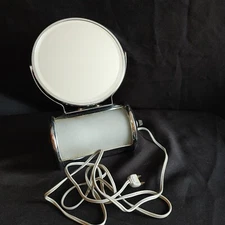 Vintage Art Déco Acme Specialty Lighted Vanity Shaving Plug Round Mirror