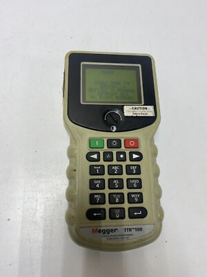 Megger TTR 100 Einphasentrafo Drehverhältnis Test Set (siehe Bilder)
